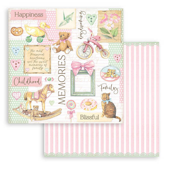 Scrapbooking Craft Papier Set for scrapbooking 30x30 - Stamperia - Daydream