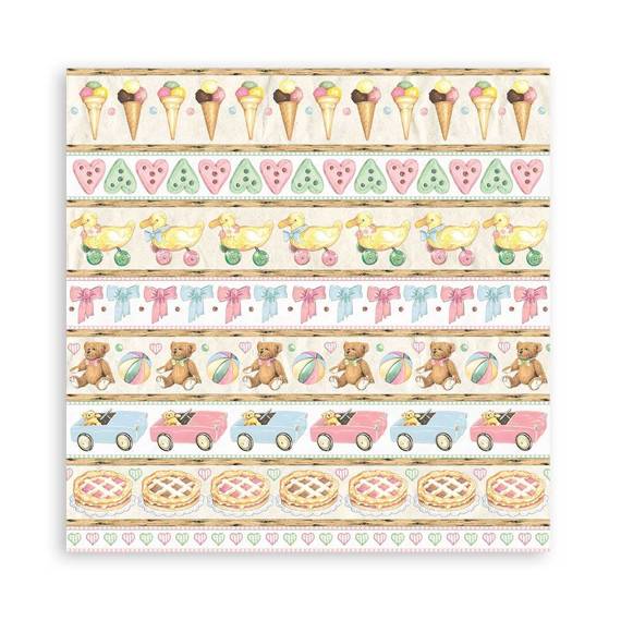 Scrapbooking Craft Papier Set for scrapbooking 30x30 - Stamperia - Daydream