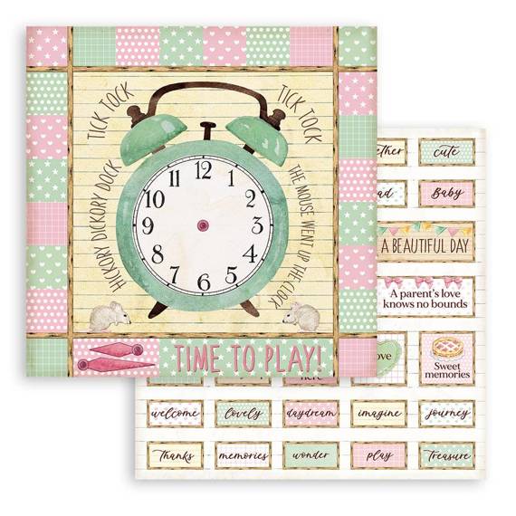 Scrapbooking Craft Papier Set for scrapbooking 30x30 - Stamperia - Daydream