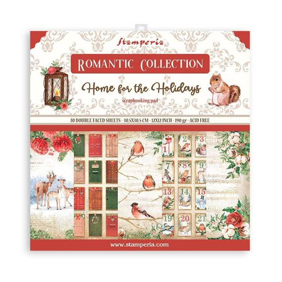 Scrapbooking Craft Papier Set for scrapbooking 30x30 - Stamperia - Romantic Home