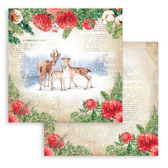 Scrapbooking Craft Papier Set for scrapbooking 30x30 - Stamperia - Romantic Home