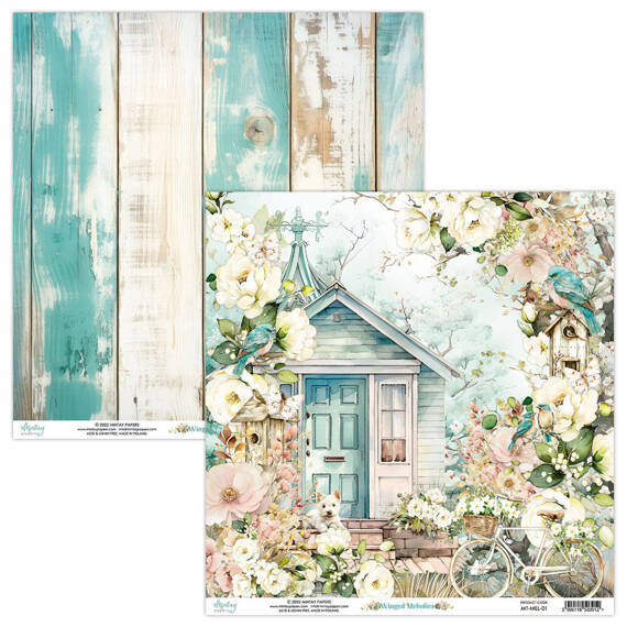 Scrapbooking Paper 30x30 - Mintay - Winged Melodies 01