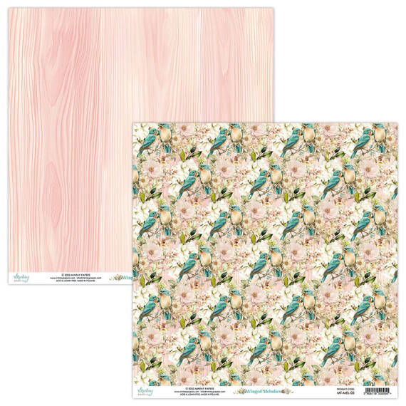 Scrapbooking Paper 30x30 - Mintay - Winged Melodies 05