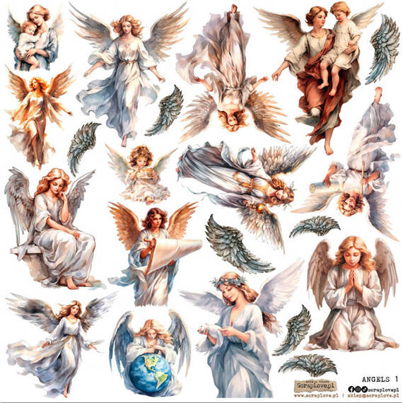 Stickers - ScrapLove - Angels 1