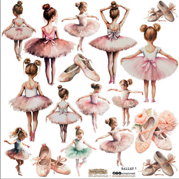 Stickers - ScrapLove - Ballet 1