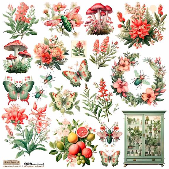 Stickers - ScrapLove - Botanical 1