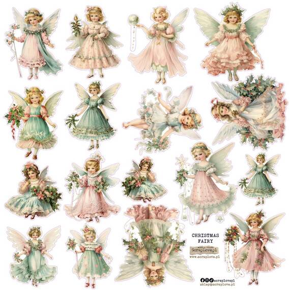 Stickers - ScrapLove - Christmas fairy