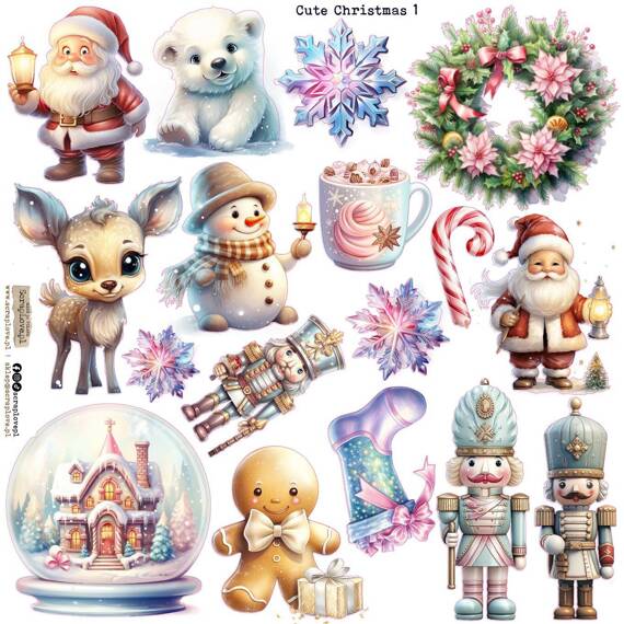 Stickers - ScrapLove - Cute Christmas 1