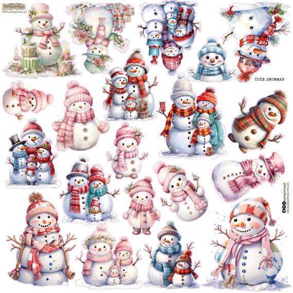 Stickers - ScrapLove - Cute snowman