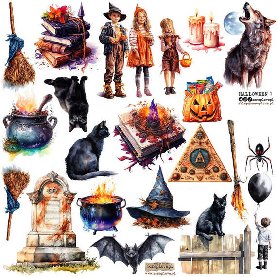 Stickers - ScrapLove - Halloween 1