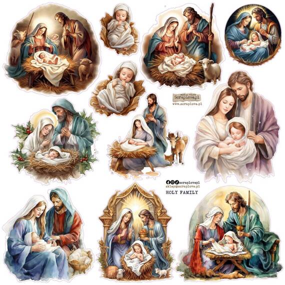 Stickers - ScrapLove - Holy Family