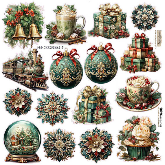 Stickers - ScrapLove - Old Christmas 3