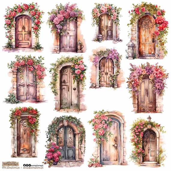 Stickers - ScrapLove - Romantic Door 1