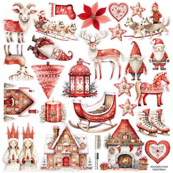 Stickers - ScrapLove - Scandinavian Christmas 