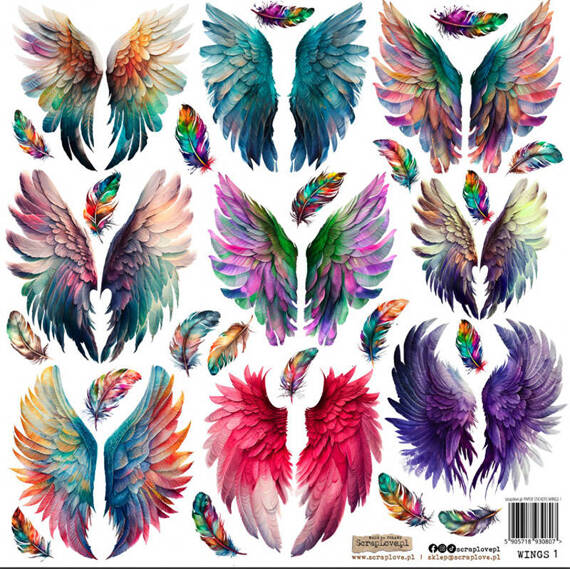 Stickers - ScrapLove - Wings 1