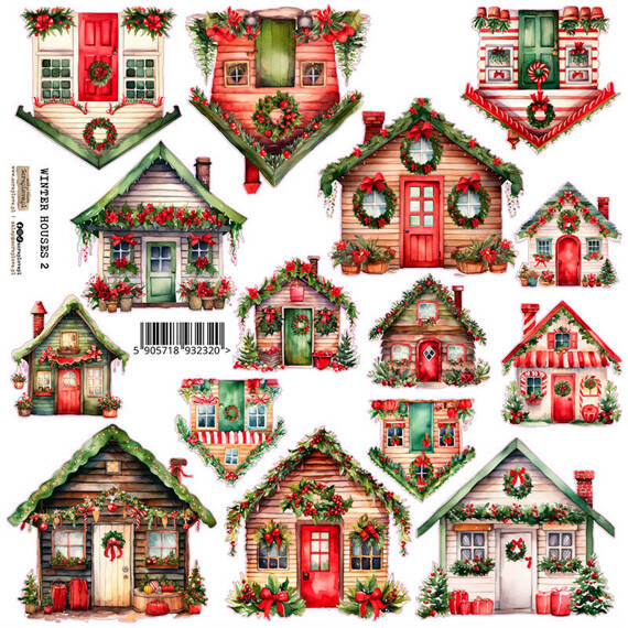 Stickers - ScrapLove - Winter houses 2