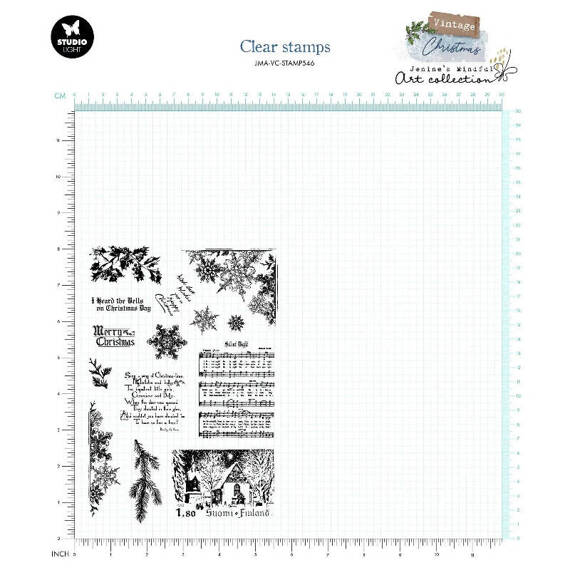 StudioLight - Transparent Stamp - Vintage winter elements