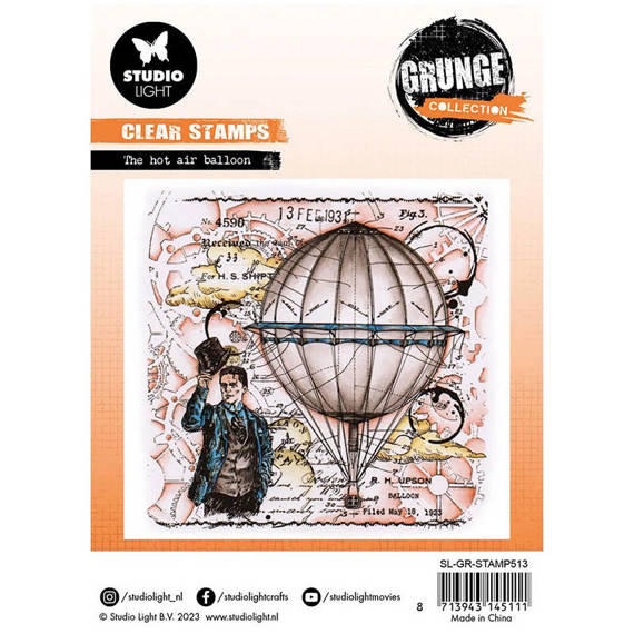 Transparent Stamp - StudioLight - The hot air balloon