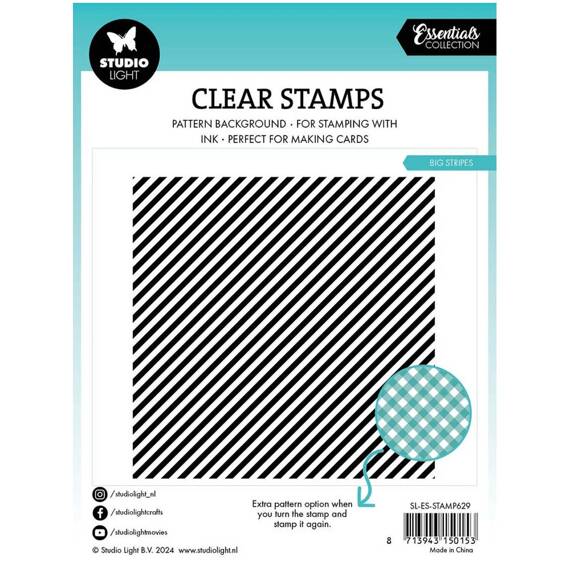 Transparent stamp - StudioLight - Big stripes