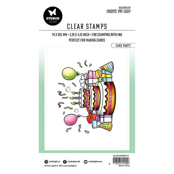 Transparent stamp - StudioLight - Cake Party cake