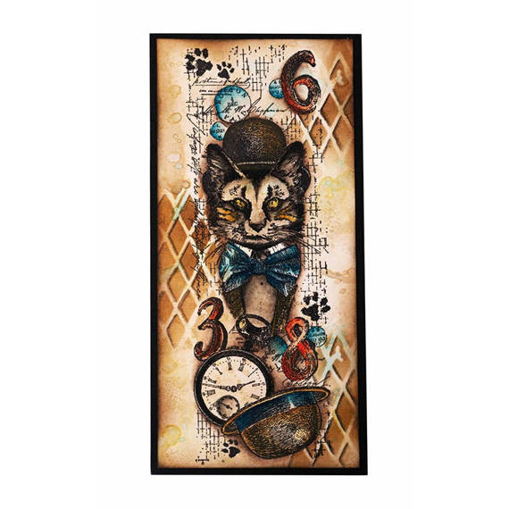 Transparent stamp - StudioLight - Cat gentleman