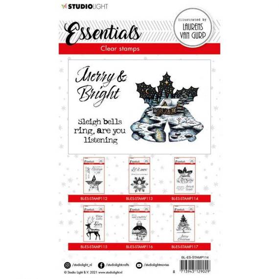 Transparent stamp - StudioLight - Christmas Bells Christmas bells