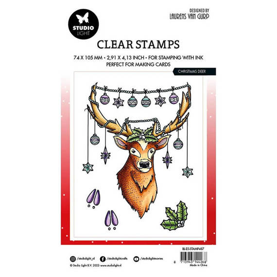 Transparent stamp - StudioLight - Christmas deer
