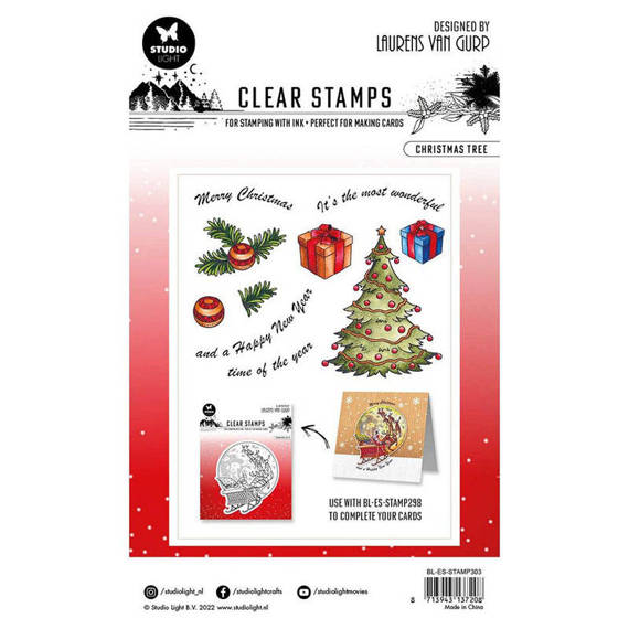 Transparent stamp - StudioLight - Christmas tree