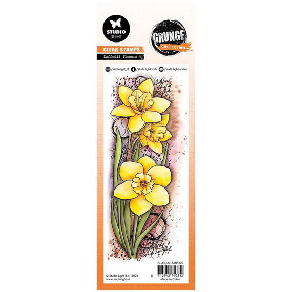 Transparent stamp - StudioLight - Daffodil flowers daffodil