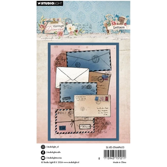 Transparent stamp - StudioLight - Letters envelope letters