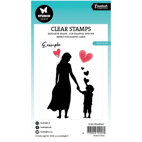 Transparent stamp - StudioLight - Mom &amp; Kid mom with baby