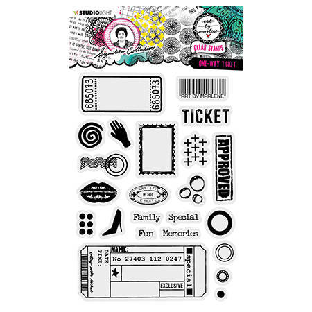 Transparent stamp - StudioLight - One-way ticket