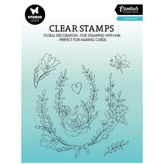 Transparent stamp - StudioLight - Oval flowers