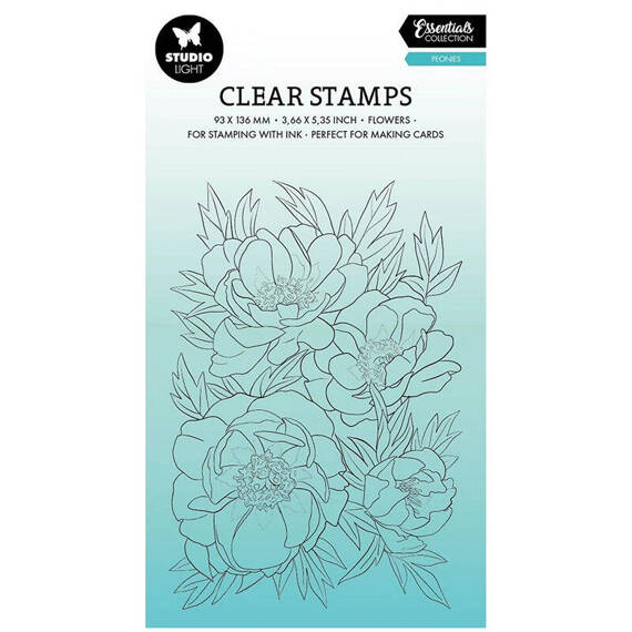 Transparent stamp - StudioLight - Peonies peonies