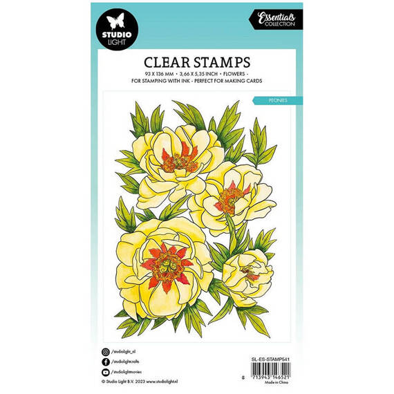 Transparent stamp - StudioLight - Peonies peonies