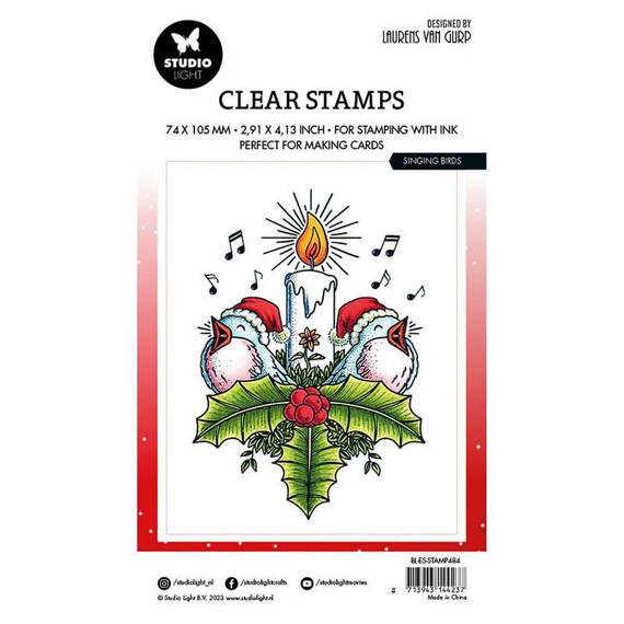 Transparent stamp - StudioLight - Singing birds birds reed stamp