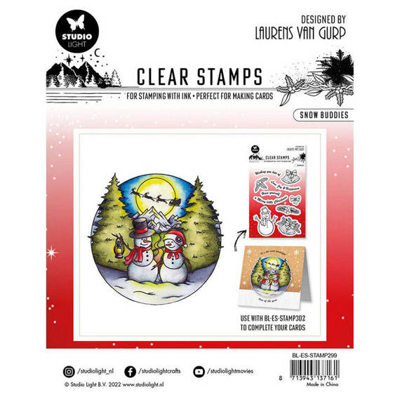 Transparent stamp - StudioLight - Snow buddies