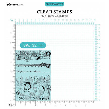 Transparent stamp - StudioLight - Spring crafts Grunge Collection hyacinths