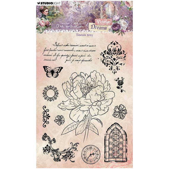 Transparent stamp - StudioLight - Timeless peony