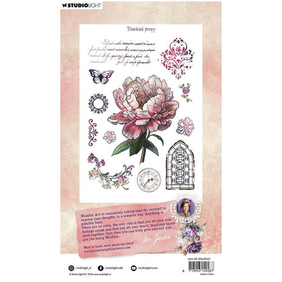 Transparent stamp - StudioLight - Timeless peony