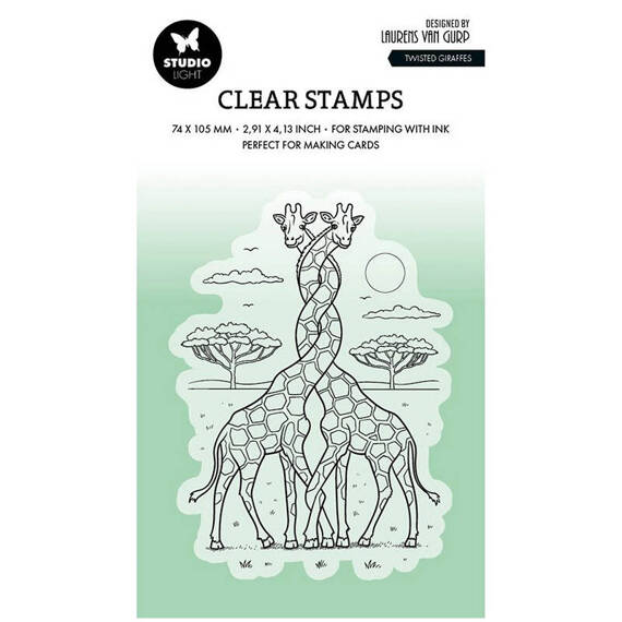 Transparent stamp - StudioLight - Twisted giraffes giraffes