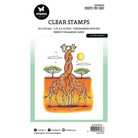 Transparent stamp - StudioLight - Twisted giraffes giraffes