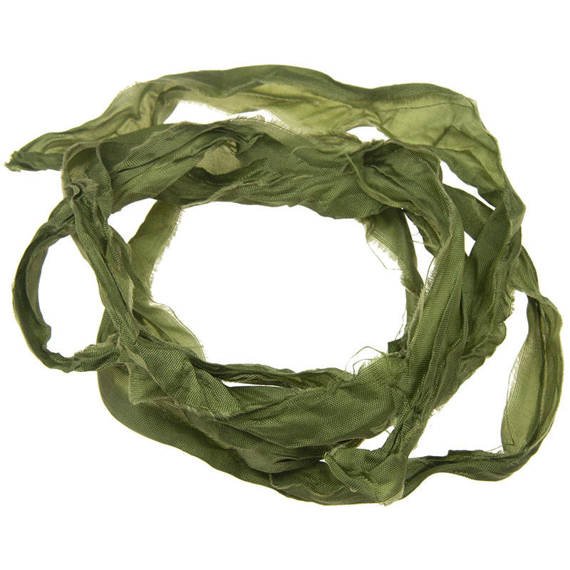 Vintage old fashion ribbon - dark olive