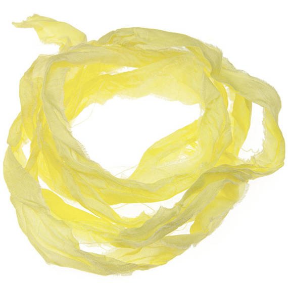 Vintage old fashion ribbon - yellow