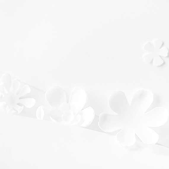 WHITE FLOWER MAKING FOAM - A4 SHEET