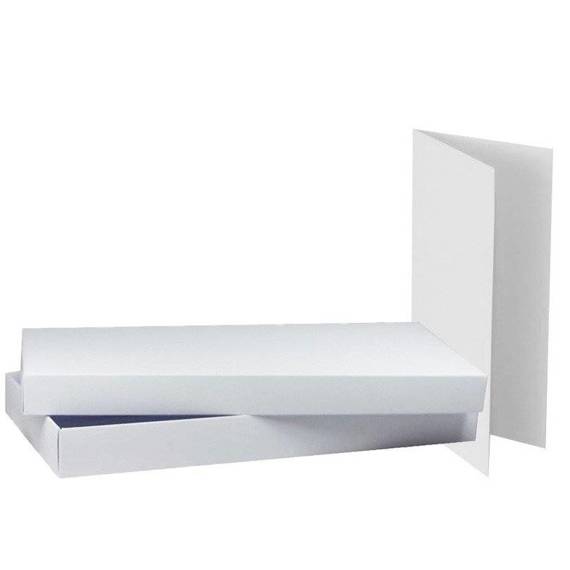 White base for cards 10x21 cm (4x8.3")