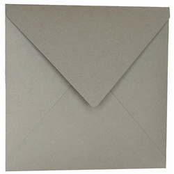 Envelope for a card - grey - 15x15 cm