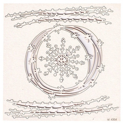 Chipboard - Mon Merry cheri - wreath