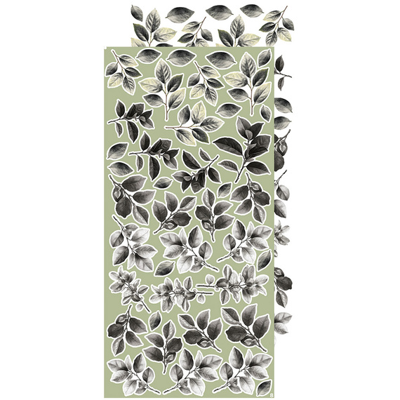 Time scrapbooking accessories set - Craft o'clock - All Leaves 04 - MIX