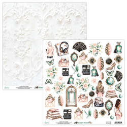30x30 scrapbooking paper cut-out elements - Mintay - Lady's Secret